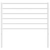 vidaXL Metal Headboard White 100 cm