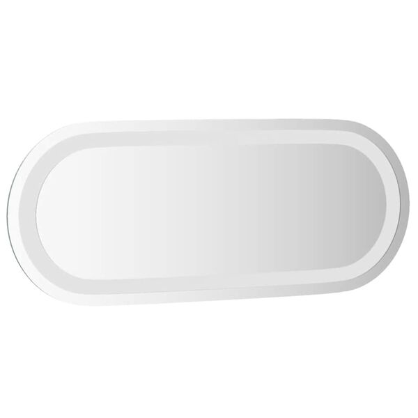 vidaXL LED Bathroom Mirror 50x20 cm Oval