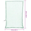 vidaXL Trailer Net with Elastic Rope Green 2.2x1.5 m PP