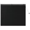 vidaXL Venetian Blind Black 130 x 130 cm 35 mm Solid Paulownia Wood