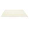 vidaXL Replacement Fabric for Awning Cream 4.5x3.5 m