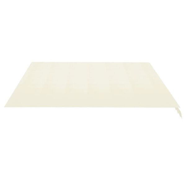 vidaXL Replacement Fabric for Awning Cream 4.5x3.5 m
