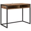 vidaXL Desk with Storage Old Wood 100 x 50 x 75 cm Engineered Wood