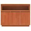 vidaXL Sideboard Wax Brown 104.5 x 34 x 80 cm Solid Pine Wood