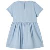 Kids' Dress with Ruffles Soft Blue 92