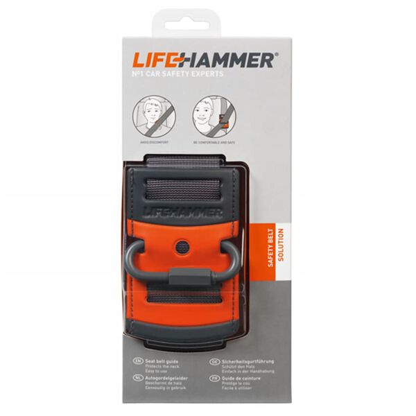 Lifehammer Seat Belt Guide Red and Black
