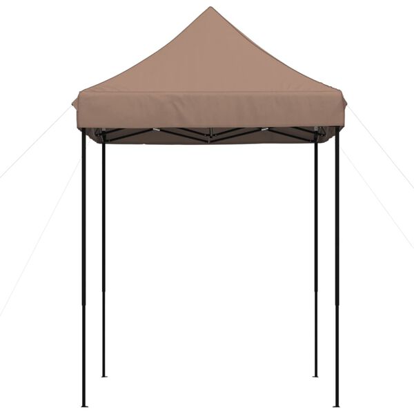 vidaXL Foldable Party Tent Pop-Up Brown 200x200x306 cm