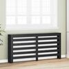 vidaXL Radiator Cover Black Oak 175 x 20 x 82 cm Engineered Wood