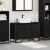vidaXL Sink Cabinet Other Black Oak 91 x 35 x 60 cm Engineered wood