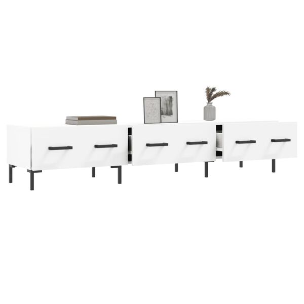 vidaXL TV Cabinet White 150x36x30 cm Engineered Wood