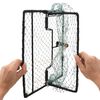 vidaXL Bird Trap Green 34x32 cm Steel