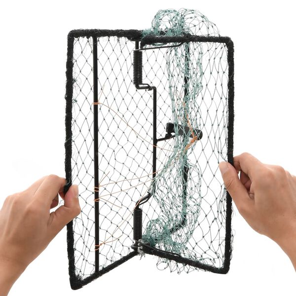 vidaXL Bird Trap Green 34x32 cm Steel