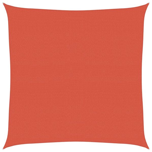vidaXL Sunshade Sail 160 g/m&sup2; Terracotta 4x4 m HDPE