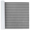 vidaXL Boat Mat Striped Light Grey and Black 240 x 90 cm EVA