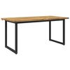 vidaXL Square Dining Table 160 x 70 x 75 cm Solid Acacia Wood White