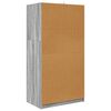 vidaXL Bathroom Cabinet Grey Sonoma 79.5 x 49 x 156 cm Engineered Wood