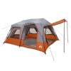vidaXL Instant Tent 8-Person Grey and Orange