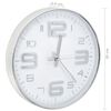 vidaXL Wall Clock 30 cm Silver