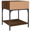 vidaXL Bedside Tables 2 pcs Brown Oak 40x41x50 cm Engineered Wood