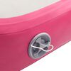 vidaXL Inflatable Gymnastics Mat with Pump 600x100x15 cm PVC Pink