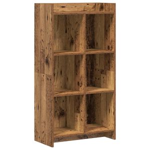 vidaXL Bookcase Old Wood 59 x 30 x 111 cm Engineered Wood