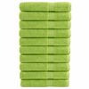 vidaXL Premium Towels SOLUND 10 pcs Apple Green 100x200 cm 600 gsm