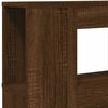 vidaXL LED Headboard Brown Oak 160x18.5x103.5 cm Engineered Wood