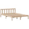 vidaXL Bookcase Bed without Mattress 120x190 cm Small Double Solid Wood Pine