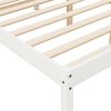 vidaXL Senior Bed without Mattress White 120x200cm Solid Wood Pine
