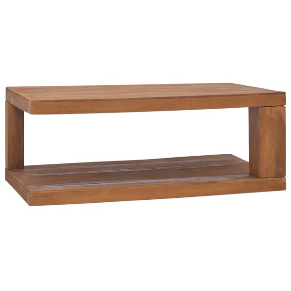 vidaXL Coffee Table 90x50x35 cm Solid Teak Wood