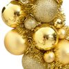 vidaXL Christmas Wreath Gold 45 cm Polystyrene