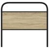 vidaXL Replace Headboard Sonoma Oak 100 cm Steel and Engineered Wood