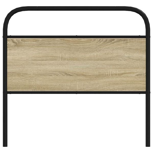 vidaXL Replace Headboard Sonoma Oak 100 cm Steel and Engineered Wood