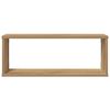 vidaXL Wall Cube Shelves 4 pcs Artisan Oak 60x15x23 cm Engineered Wood