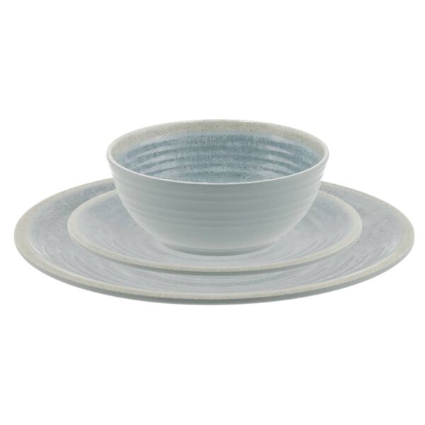 Travellife 12 Piece Luxury Dinnerware Set D&eacute;nia Light Grey