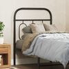 vidaXL Metal Replace Headboard Black 75 cm
