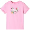 vidaXL Kids' T-shirt with Short Sleeves Bright Pink 104