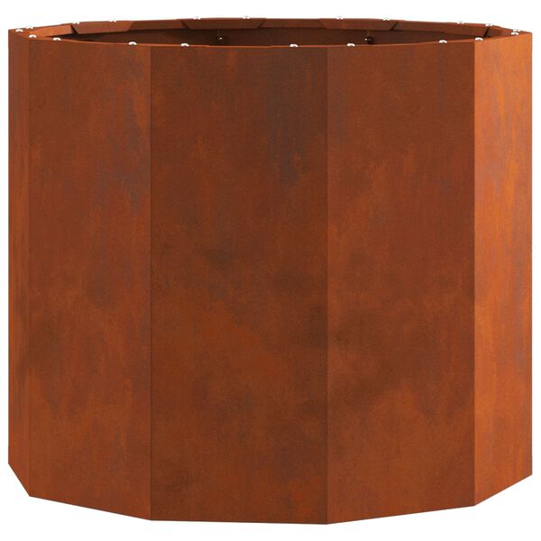 vidaXL Planter Rusty 60 x 60 x 50 cm Weathering Steel