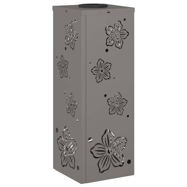 vidaXL Solar LED Pathway Light 2 pcs Corten Steel Corten Steel