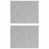 vidaXL Stair Tread Rectangular 2 pcs Silver 50 x 40 cm Aluminium