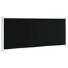 vidaXL Side Awning | Black and Grey | Polyester with PU coating | 200 x 500 cm