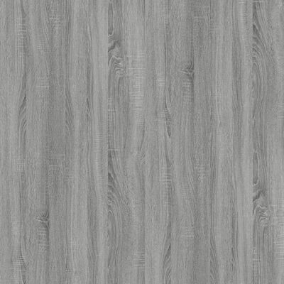vidaXL Coffee Table Grey Sonoma 50x50x35 cm Engineered Wood
