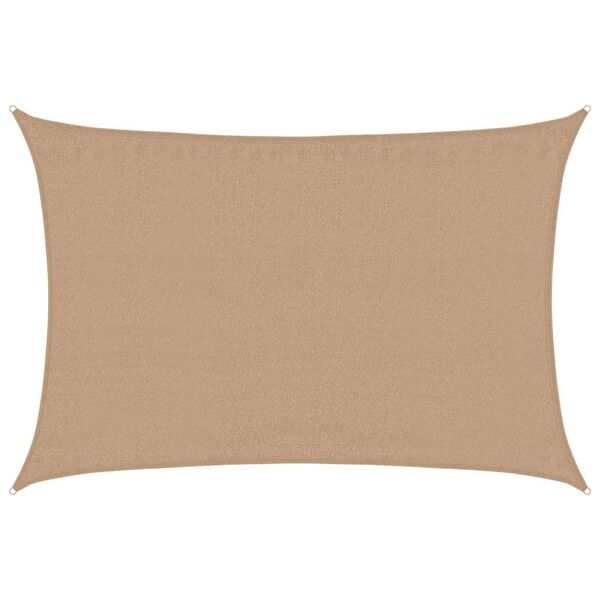 vidaXL Sunshade Sail 160 g/m² Taupe 4x5 m HDPE