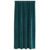 vidaXL Blackout Curtains 2 pcs Dark Green 140 x 175 cm Velvet