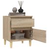 vidaXL Bedside Cabinet Sonoma Oak 40x35x50 cm