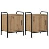 vidaXL Bedside Cabinet 2 pcs Artisan Oak 40 x 30 x 50 cm
