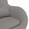 vidaXL Egg Chair Taupe 63 x 73 x 90 cm Fabric