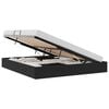 vidaXL Storage Bed with Mattress Black 160 x 200 cm Velvet