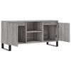 vidaXL TV Cabinet Grey Sonoma 104x35x50 cm Engineered Wood