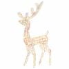 vidaXL Acrylic Reindeer Christmas Decoration 140 LEDs 128cm Colourful